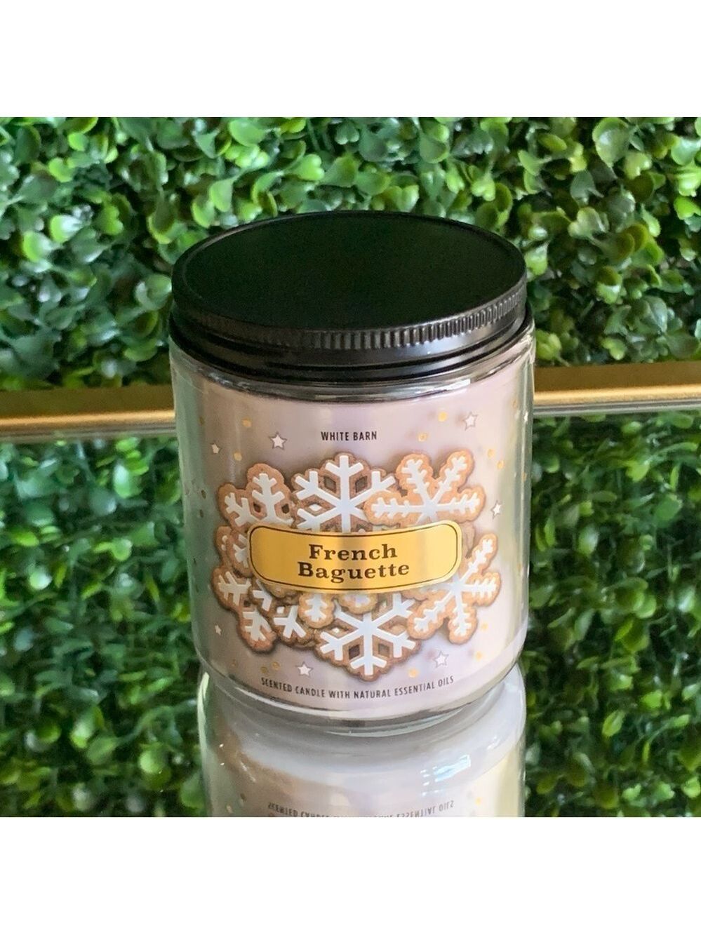 French Baguette Single Wick Scented Candle | NEW |White Barn | Bath & Body Works - Picture 2 of 6